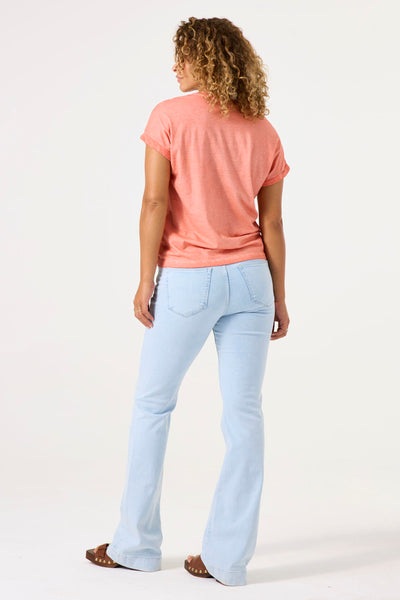 T-shirt (korte mouwen) PEACH - GARCIA