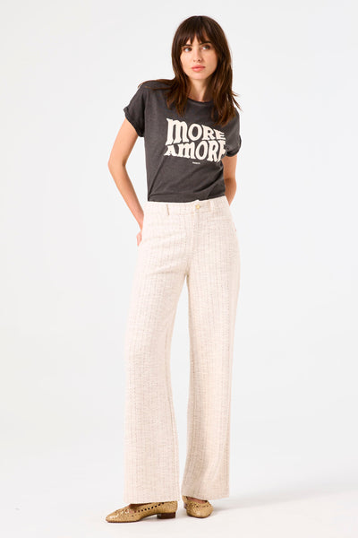 Pantalon de costume Écru - GARCIA