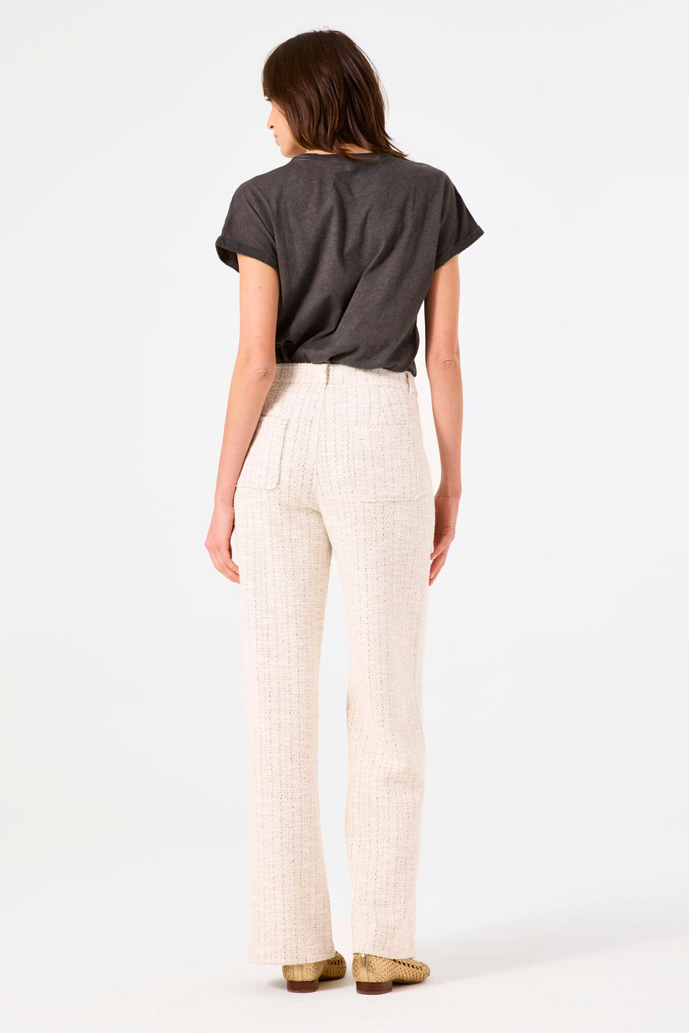 Pantalon de costume Écru - GARCIA