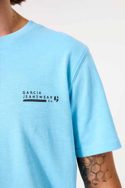 T-shirt (manches courtes) Turquoise - GARCIA