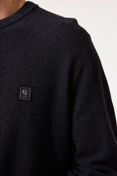 Pull col V Gris - GARCIA