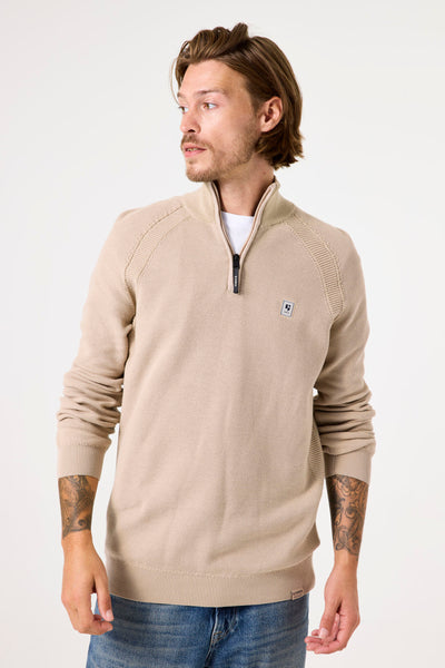 Pull col roulé Beige - GARCIA