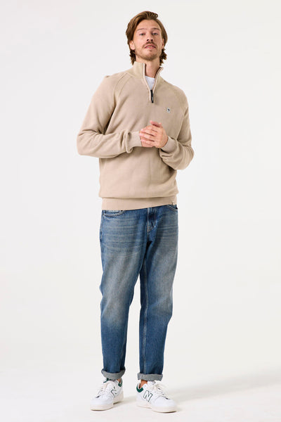 Pull col roulé Beige - GARCIA
