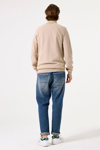 Pull col roulé Beige - GARCIA