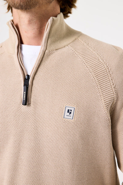 Pull col roulé Beige - GARCIA