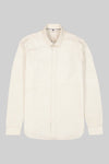 Beige overhemd met lange mouwen van GARCIA, met discrete patronen en knoopsluiting.