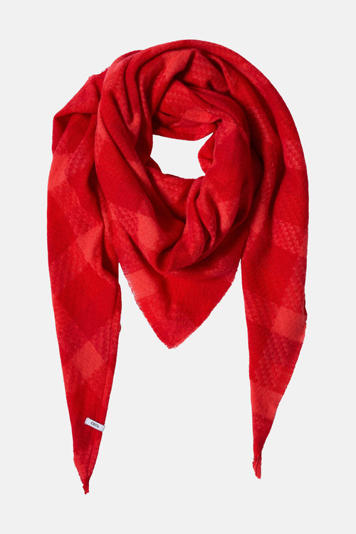 Wintersjaal rood - CECIL