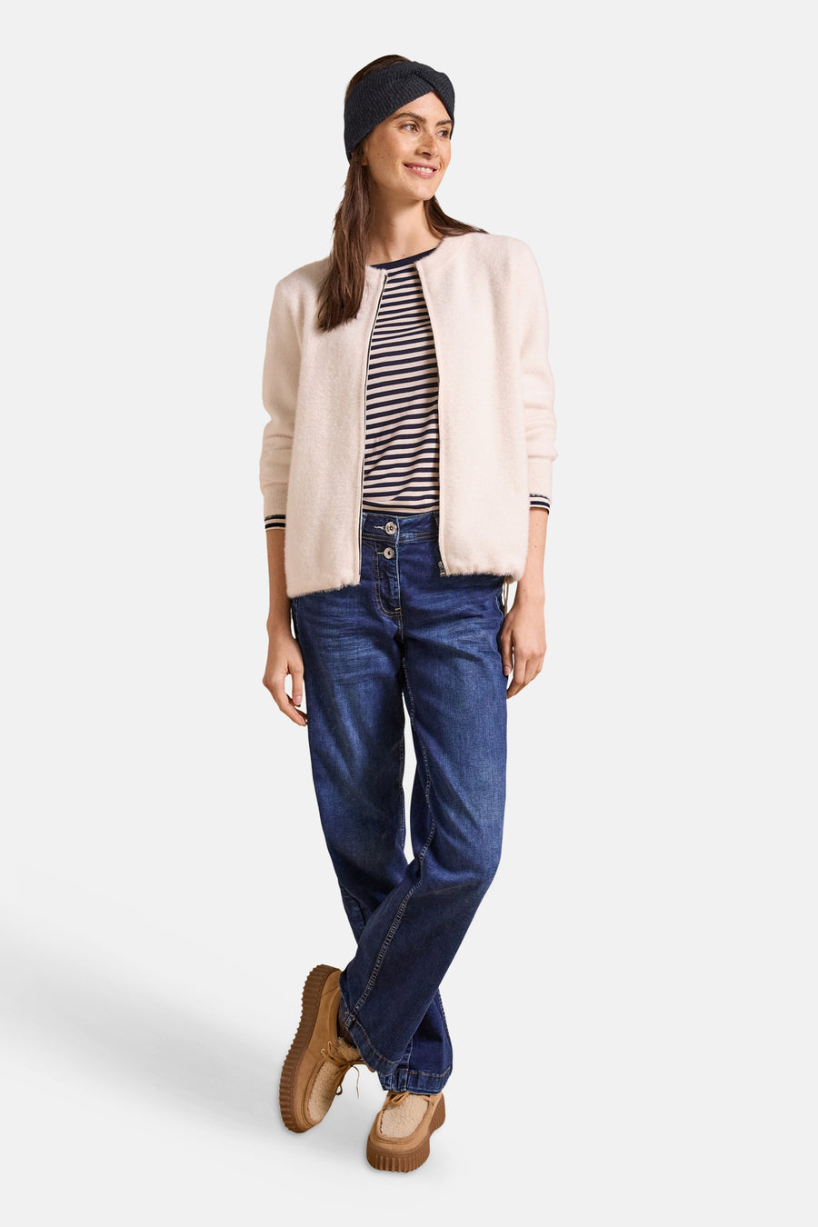 Oorverwarmer blauw - CECIL