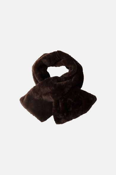Wintersjaal bruin - CECIL