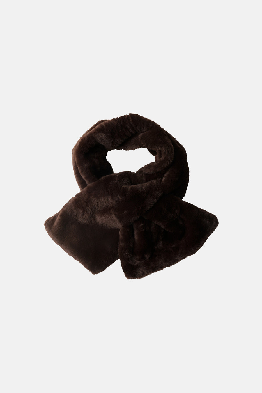 Wintersjaal bruin - CECIL