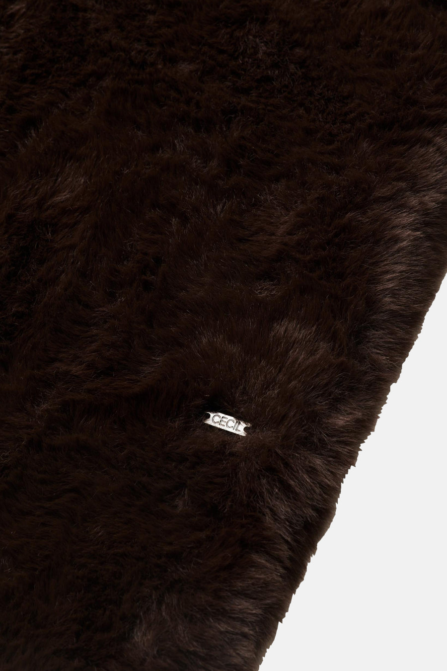 Wintersjaal bruin - CECIL