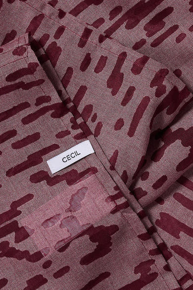Zomersjaal rood - CECIL