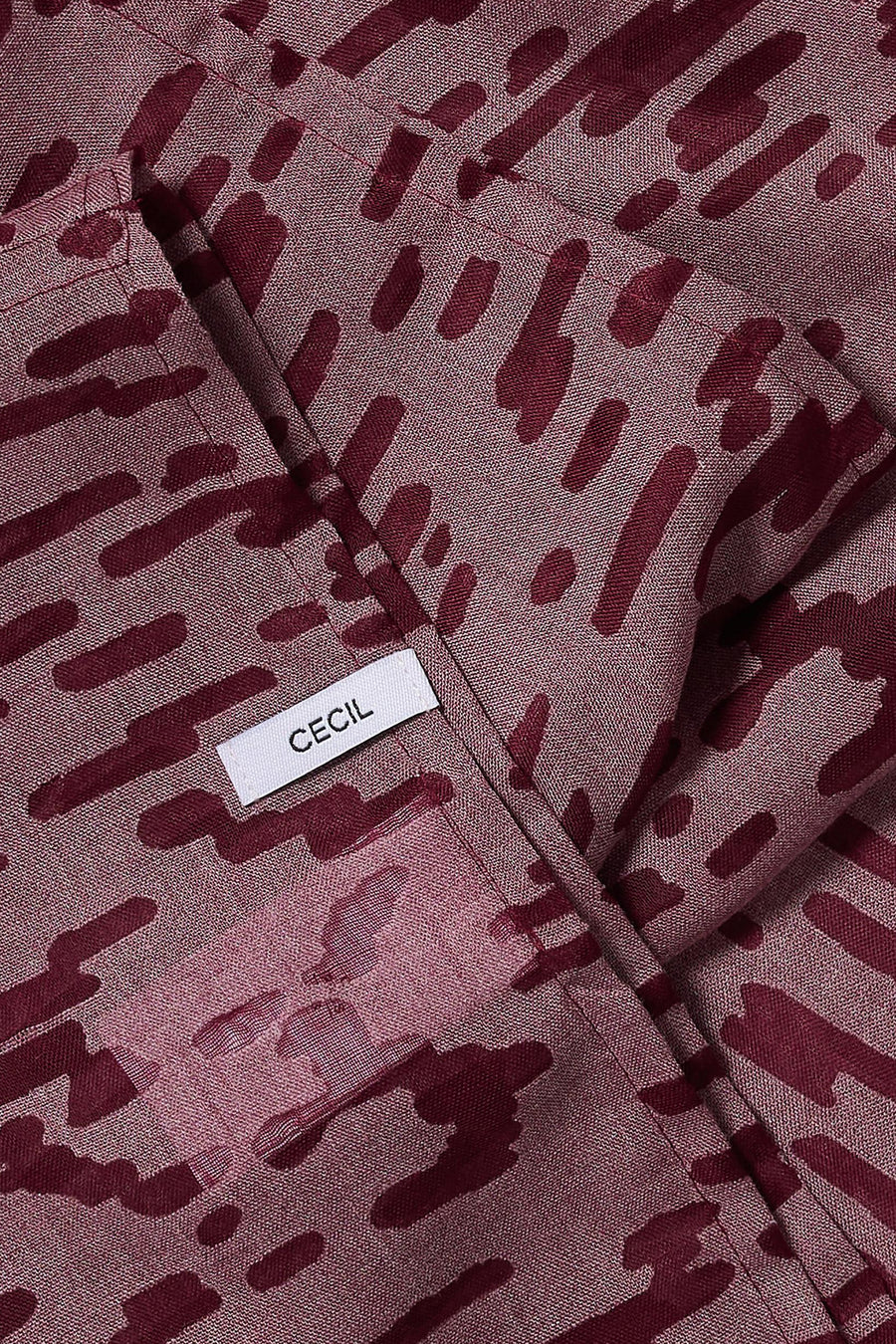 Zomersjaal rood - CECIL