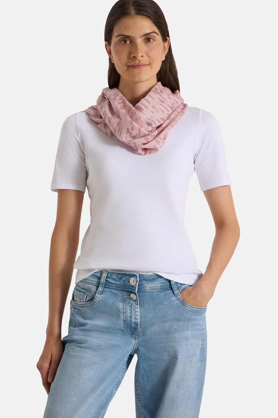 Zomersjaal roze - CECIL