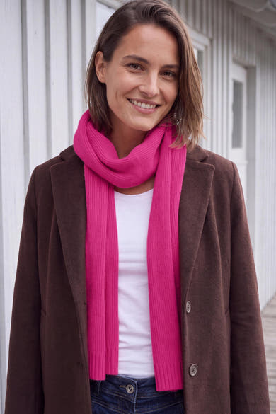Wintersjaal roze - CECIL