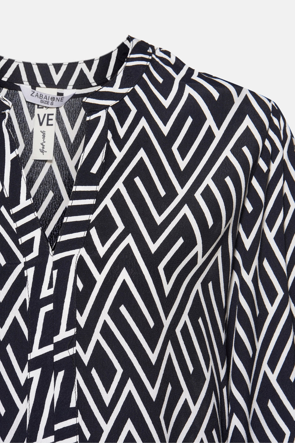 Blouse 3/4 Blauw - ZABAIONE