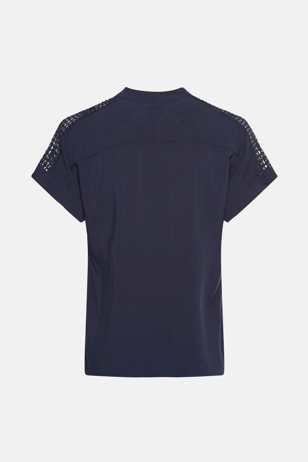 Blouse (korte mouwen) Blauw - ZABAIONE