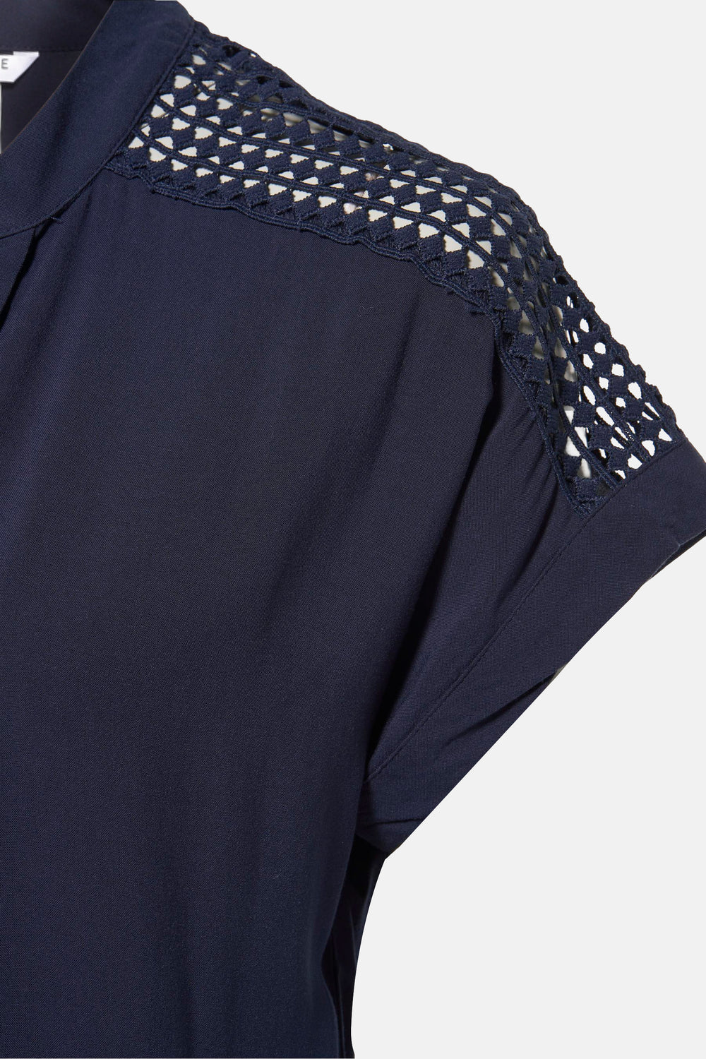 Blouse (korte mouwen) Blauw - ZABAIONE