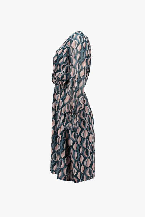 Robe courte - multicolore
