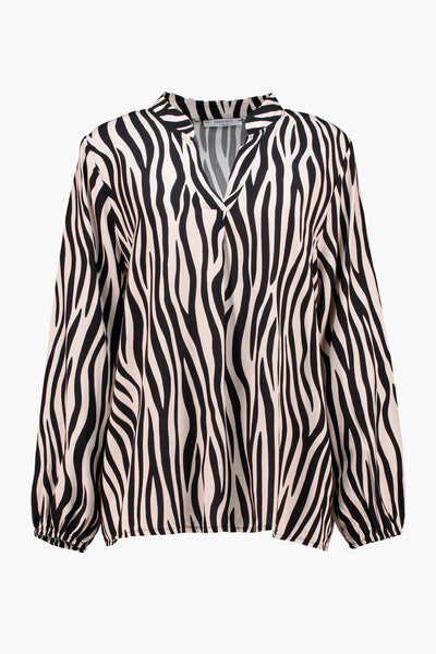 Blouse (lange mouwen) Bruin - ZABAIONE