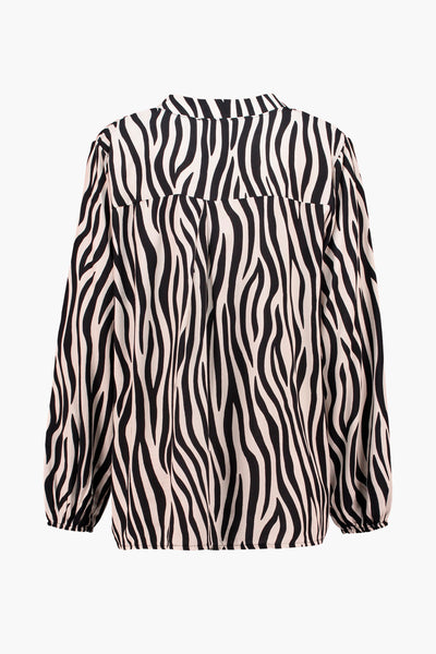 Blouse (lange mouwen) Bruin - ZABAIONE