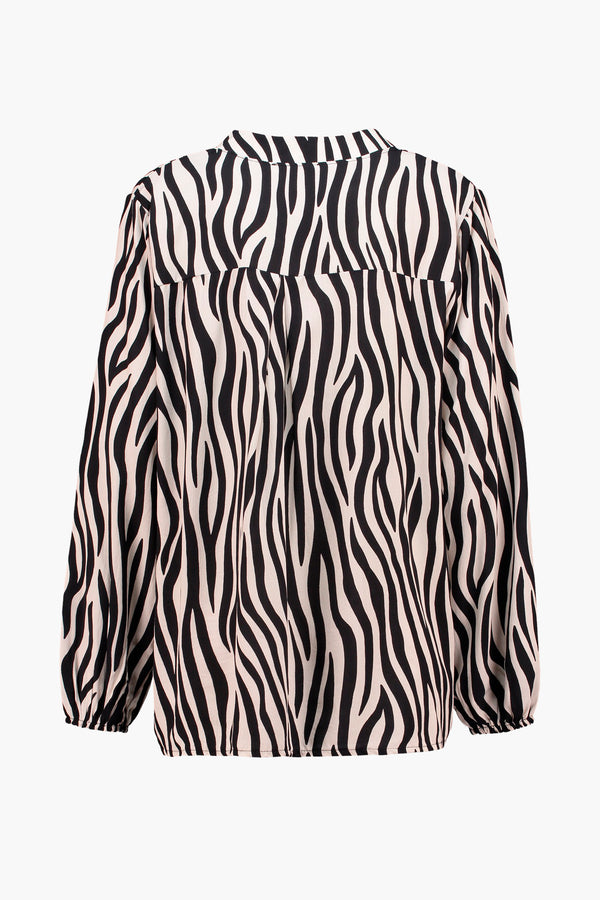 Blouse (lange mouwen) Bruin - ZABAIONE