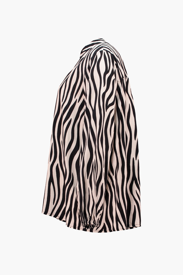 Blouse (lange mouwen) Bruin - ZABAIONE