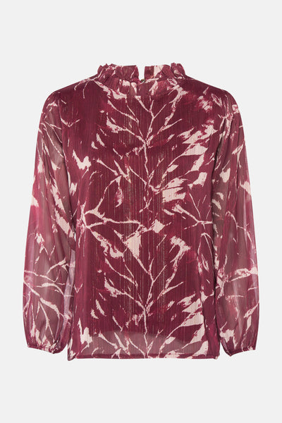 Blouse (lange mouwen) Rouge - ZABAIONE