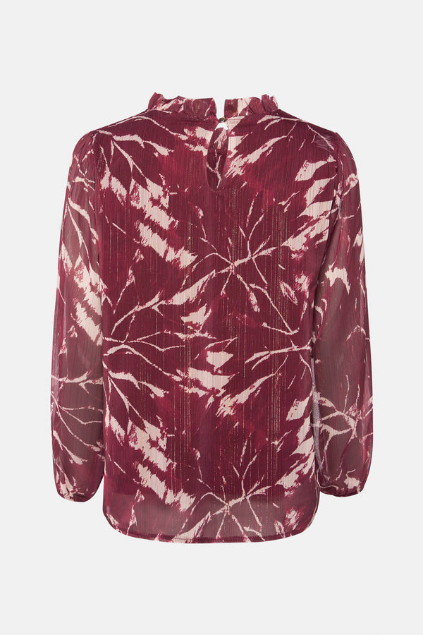 Blouse (lange mouwen) Rouge - ZABAIONE