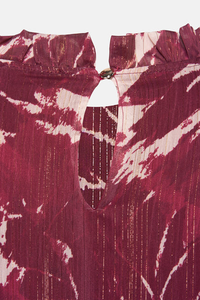 Blouse (lange mouwen) Rouge - ZABAIONE