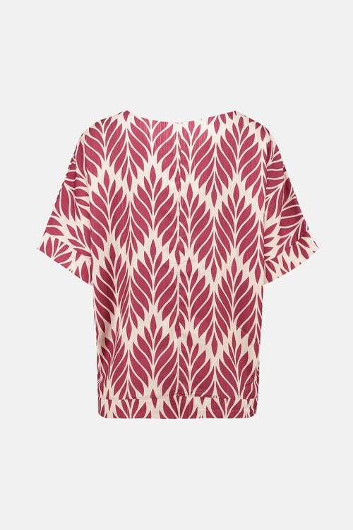 Blouse à manches courtes - multicolore
