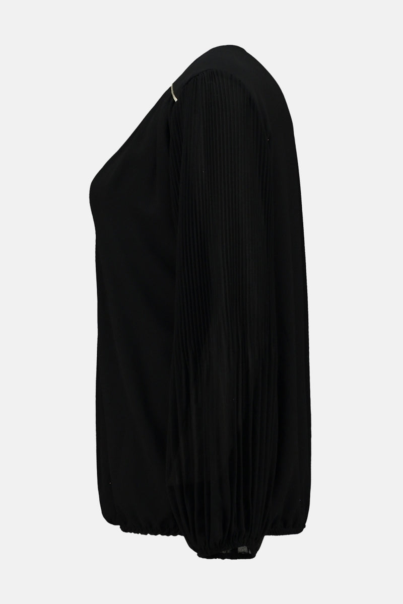 Blouse à manches longues - noir