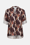 Blouse à manches longues - multicolore