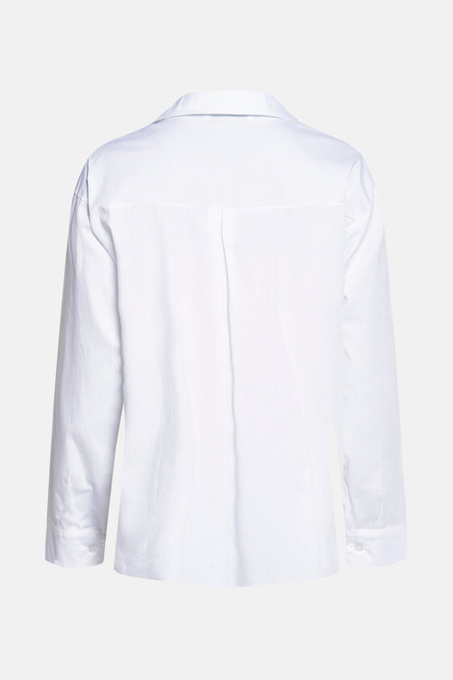 Chemise à manches longues - blanc