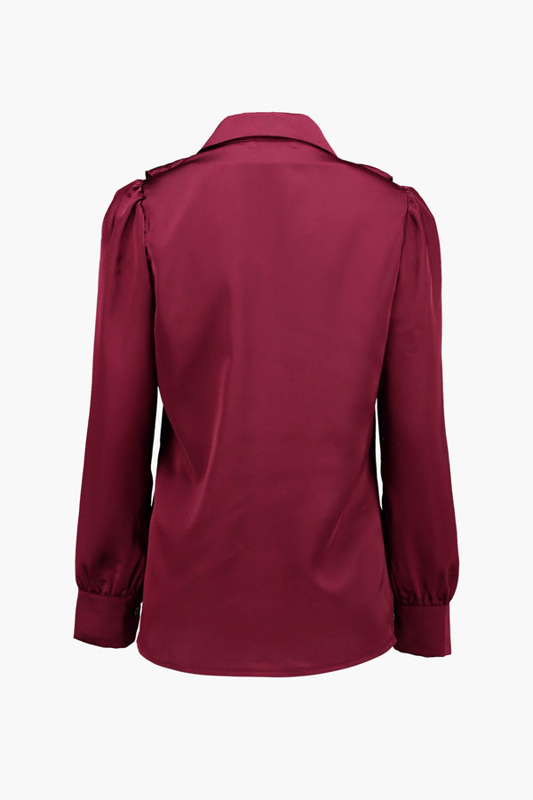 Blouse (lange mouwen) Rouge - ZABAIONE