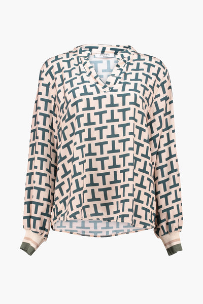 Blouse (lange mouwen) Groen - ZABAIONE