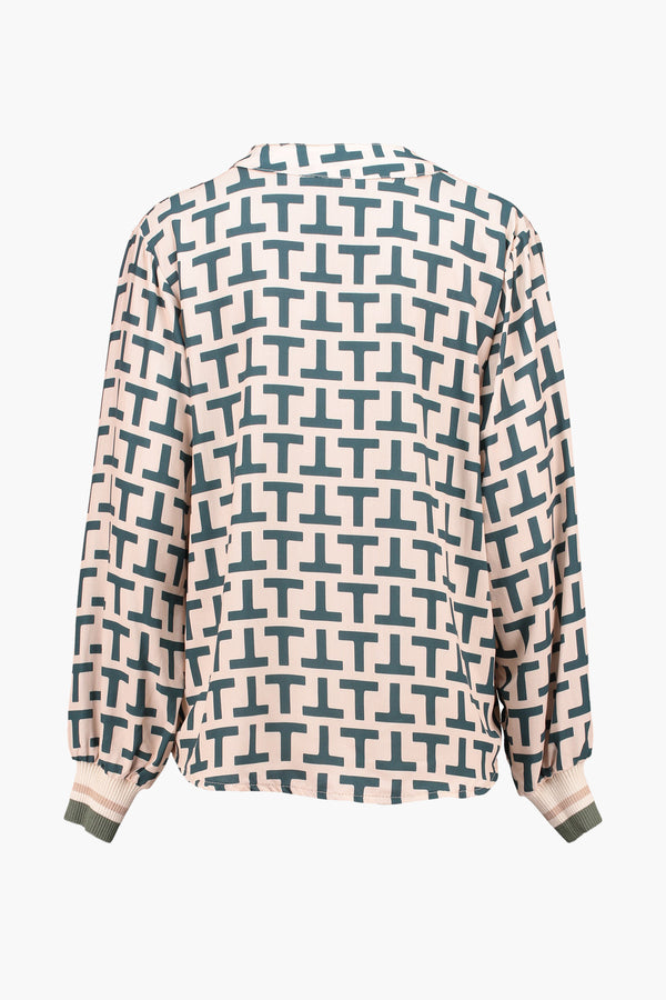 Blouse (lange mouwen) Groen - ZABAIONE