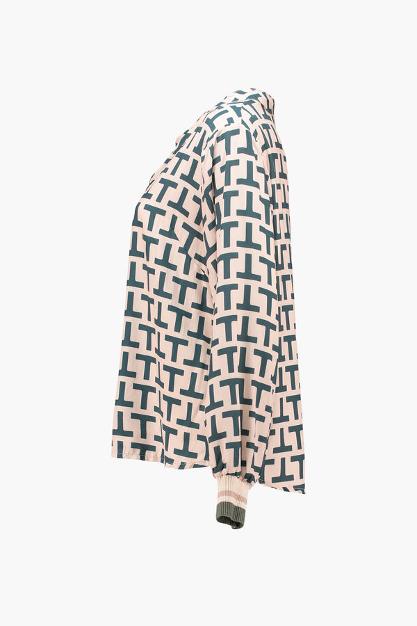 Blouse (lange mouwen) Groen - ZABAIONE