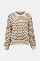 Pull met ronde hals - multicolor