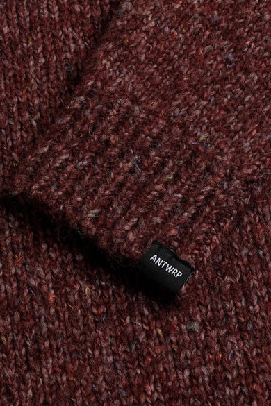 Pull à col rond - Bordeaux