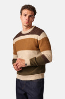 Pull col O - beige