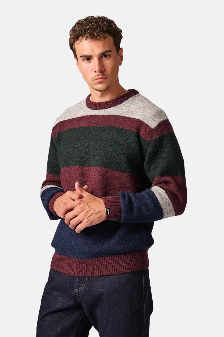 Pull col O - Multicolore