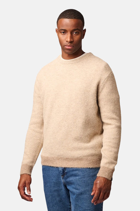 Trui met ronde hals beige - ANTWRP