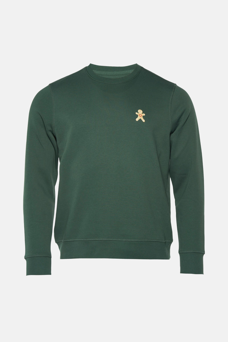 Sweater met ronde hals Groen - MONSIEUR T-SHIRT