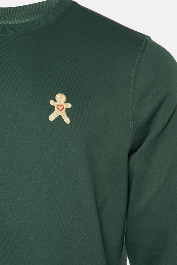 Sweater met ronde hals Groen - MONSIEUR T-SHIRT