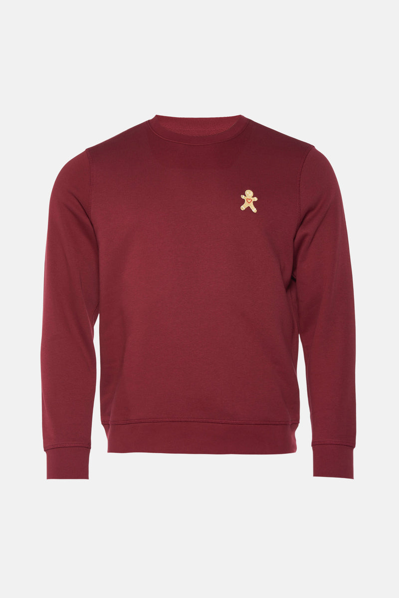 Sweater met ronde hals Rouge - MONSIEUR T-SHIRT