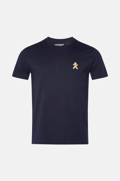 T-shirt (korte mouwen) Blauw - MONSIEUR T-SHIRT