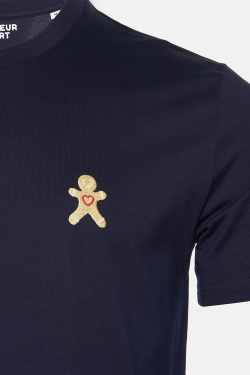 T-shirt met korte mouwen - blauw