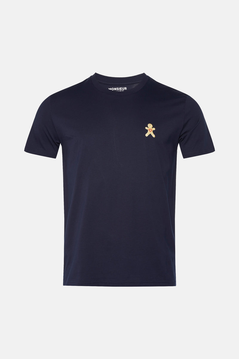T-shirt (korte mouwen) Blauw - MONSIEUR T-SHIRT
