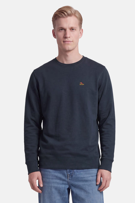 Sweater O-hals - blauw